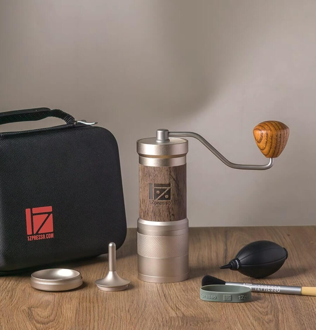 1Zpresso JEPLUS 手搖磨豆機 Je Plus 不鏽鋼意式大刀盤 Coffee Grinder Manual JE-Plus - Quality Life Coffee