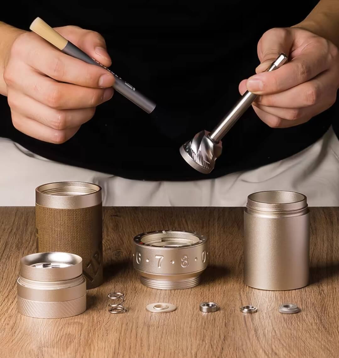 1Zpresso ZP6 特仕版 鉑金手搖磨豆機 不鏽鋼大刀盤 Coffee Grinder Manual ZP6 - Quality Life Coffee