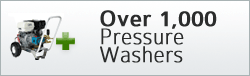Over 1,000 pressure washers